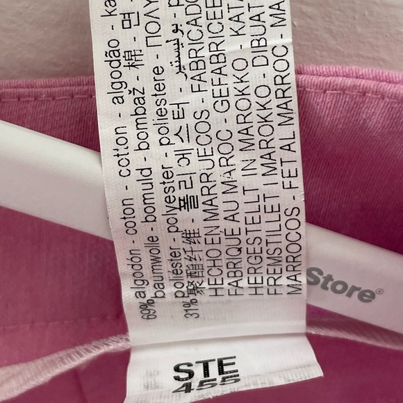 ZARA - Darted Bermuda Shorts Covered Button PINK REF: 3180/154 - Picture 5 of 6